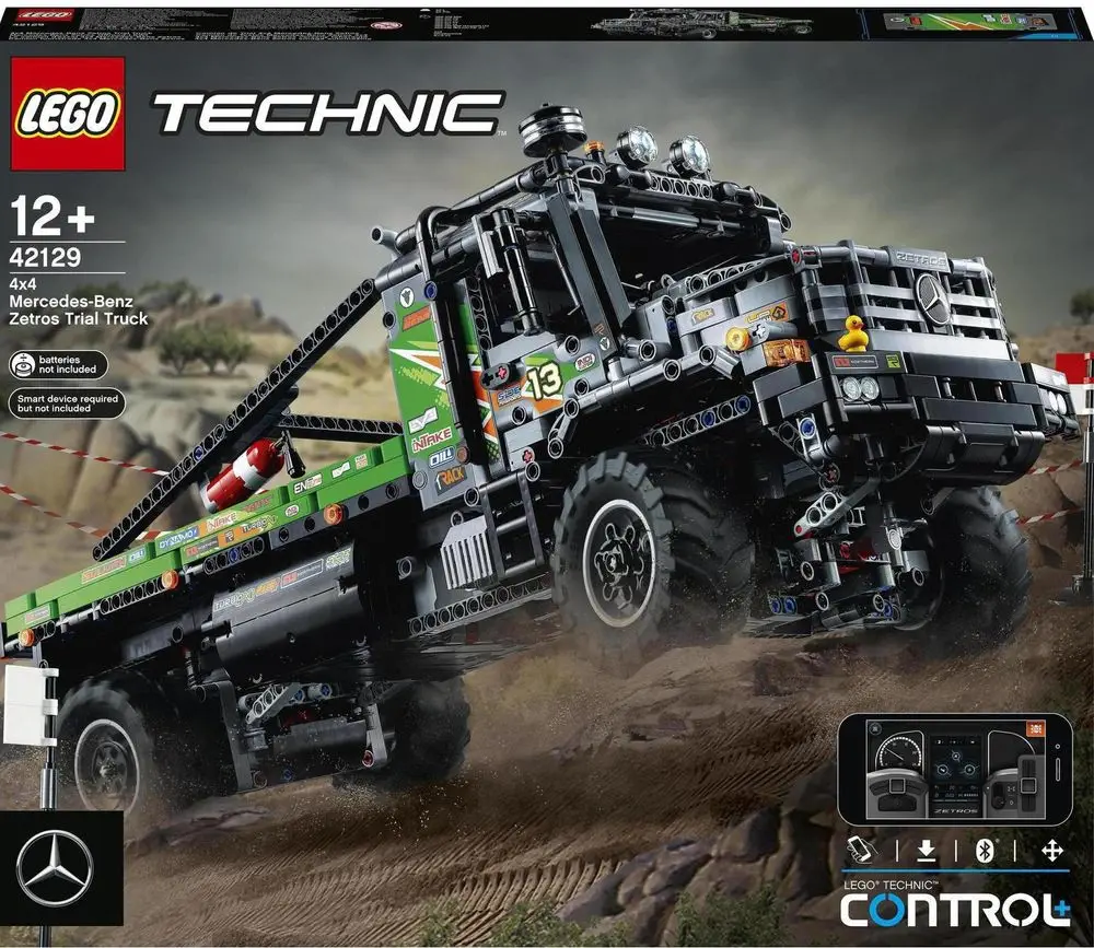 LEGO Technik 42129 Truck trialové vozidlo Mercedes-Benz Zetros 4x4 krabica