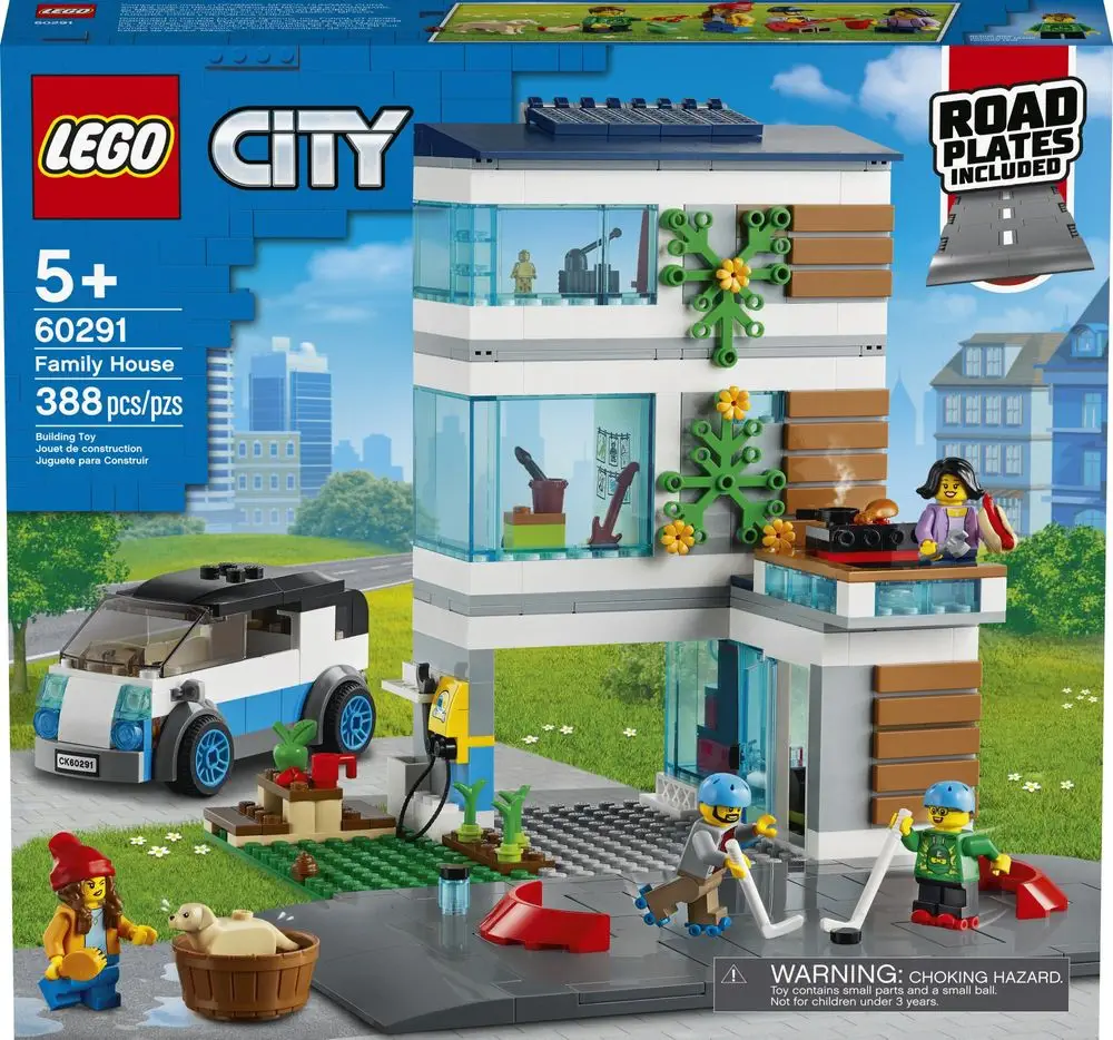 LEGO City 60291 Moderný rodinný dom krabica