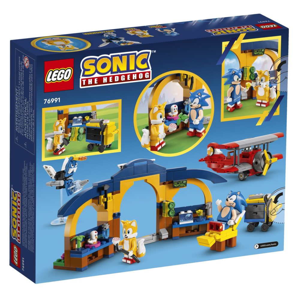 LEGO 76991 Tailsova Dielňa a Lietadlo Tornádo
