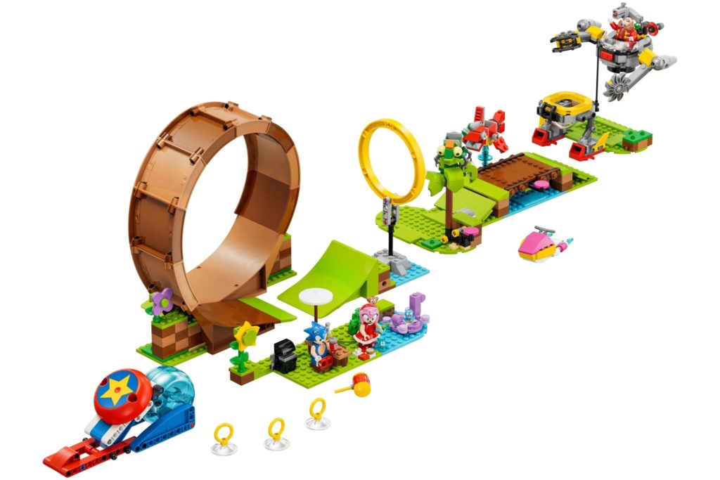LEGO 76994 Sonicova Smyčková Výzva v Green Hill Zone