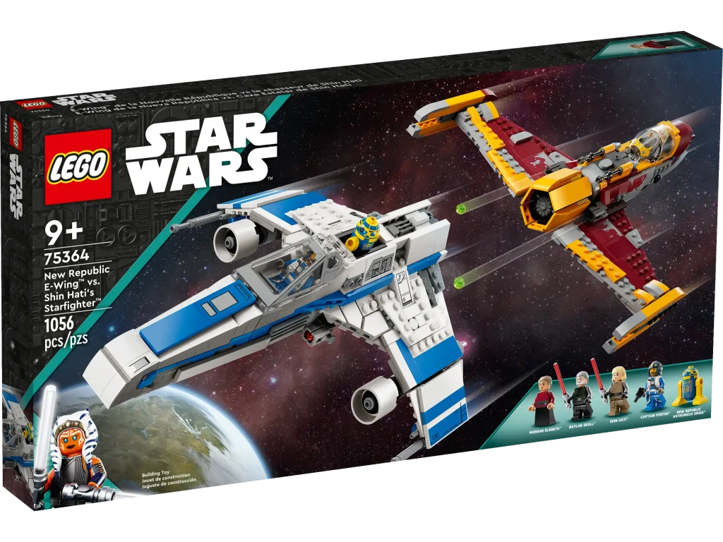 75364 Stíhačka E-wing Novej Republiky vs. stíhačka Shin Hati