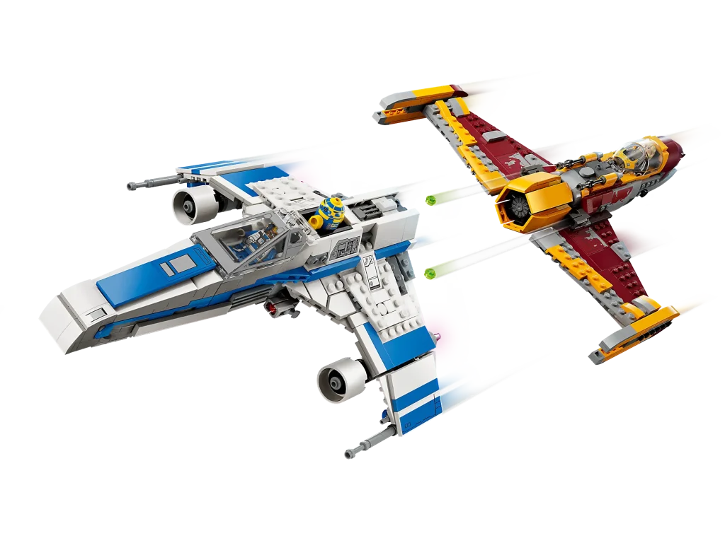 75364 Stíhačka E-wing Novej Republiky vs. stíhačka Shin Hati