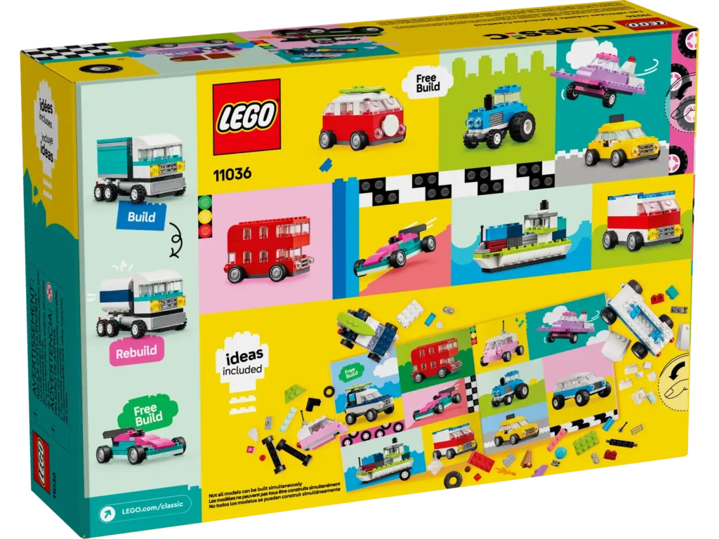 LEGO Classic 11036 Tvorivé vozidlá
