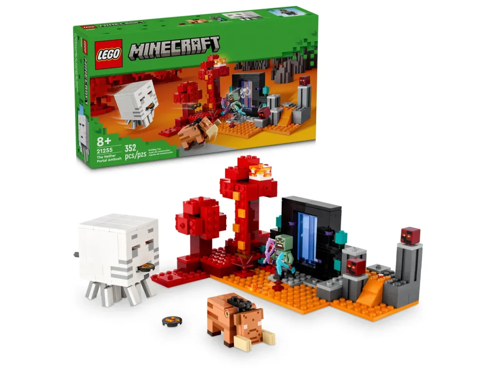 LEGO Minecraft 21255 Prepadnutie portálu do Netheru