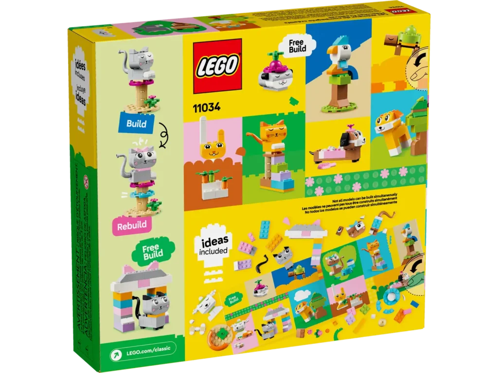 LEGO Classic 11034 Tvorivé domáce zvieratká