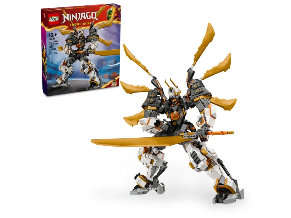 LEGO® Ninjago 71821 Cole a jeho titanový dračí oblek