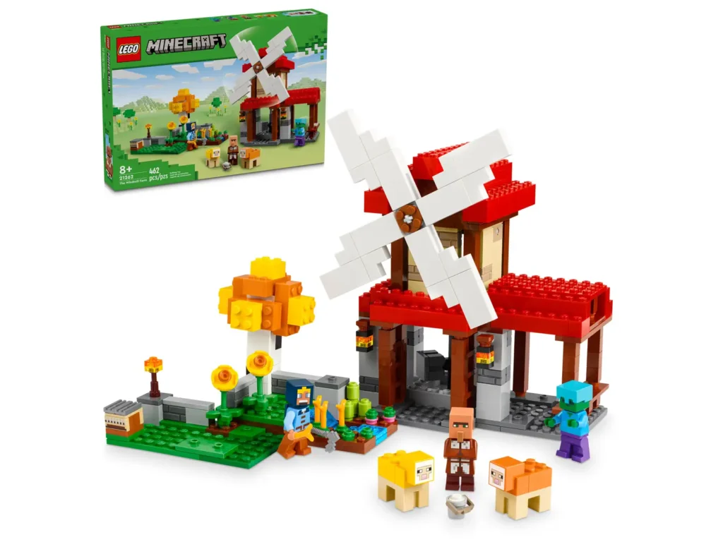 LEGO Minecraft 21262 Farma s veterným mlynom