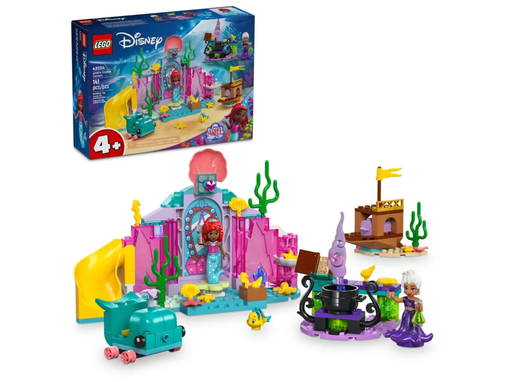 LEGO Disney 43254 Ariel a jej krištáľová jaskyňa