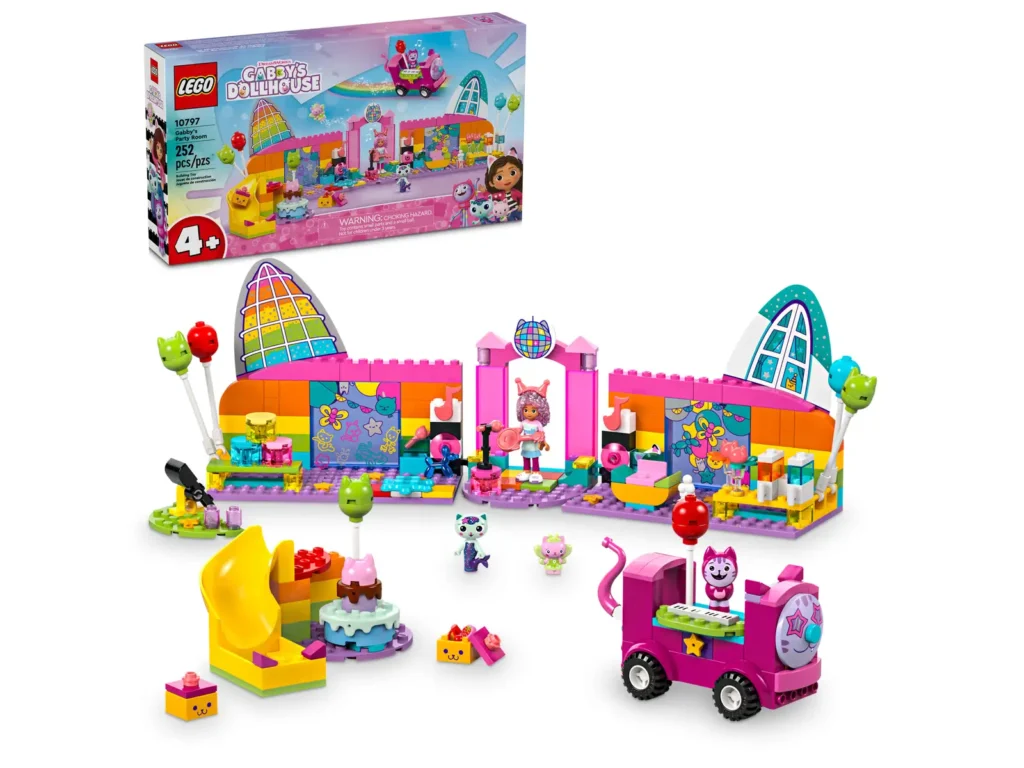 LEGO Gabbys Dollhouse 10796 Gabby a mačacie jasličky