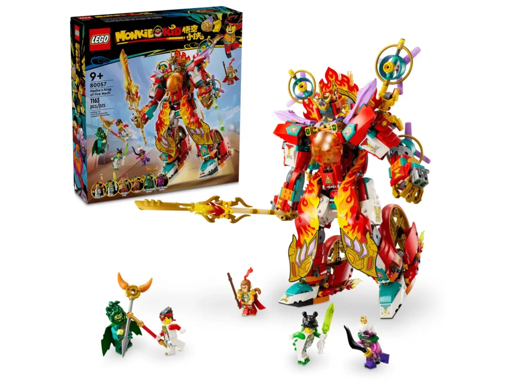 LEGO Monkie kid 80057 Nezhov kruh ohnivého robota