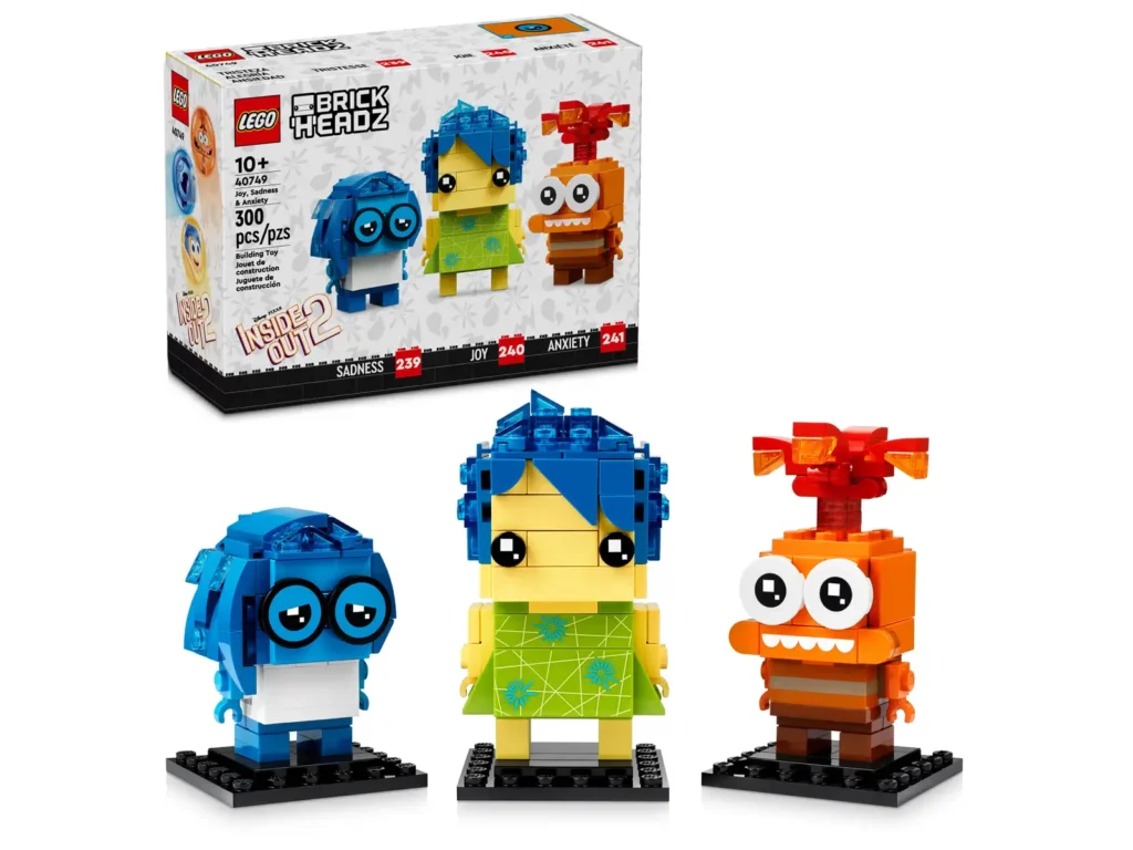 LEGO BrickHeadz 40749 Radosť, smútok a strach