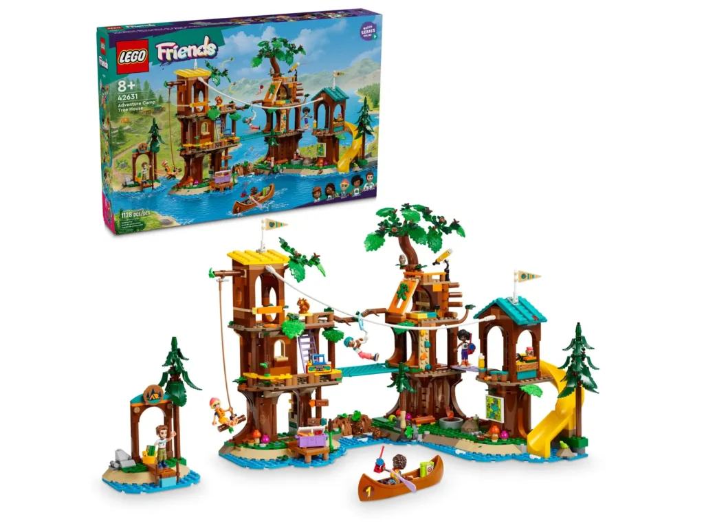 LEGO® Friends 42631 Dobrodružný tábor – dom na strome