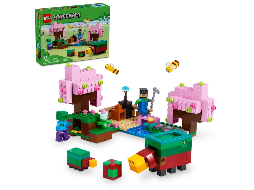 LEGO Minecraft 21260 Záhrada s rozkvitnutými čerešňami