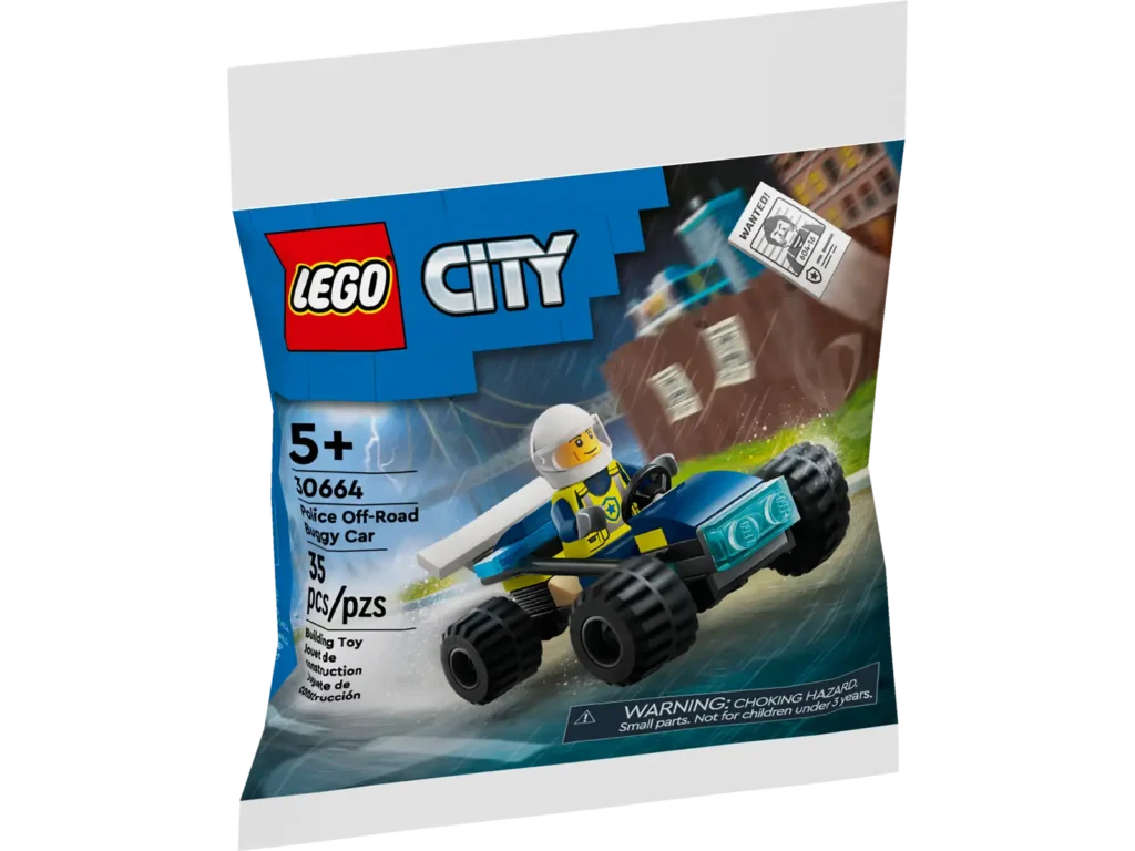 LEGO 30669 Ikonické červené lietadlo a policajná terénna bugina