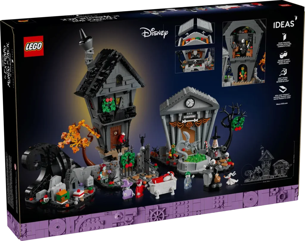LEGO Ideas 21351 Predvianočná nočná mora Tima Burtona od Disney
