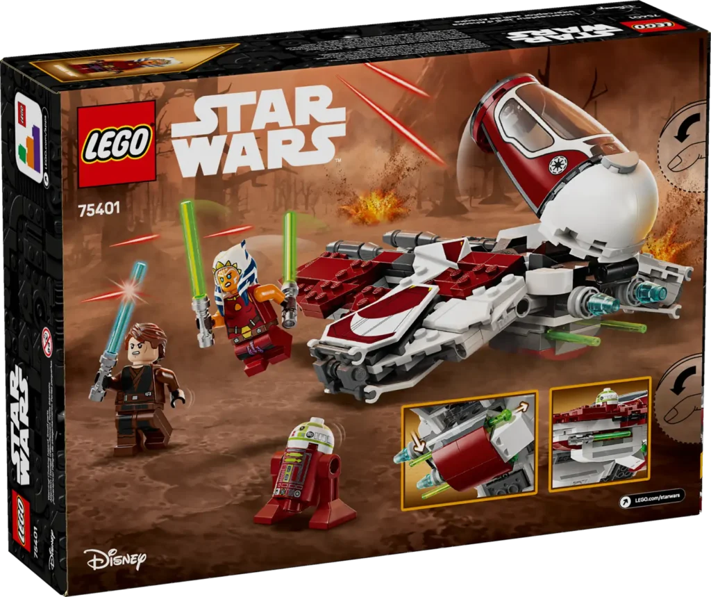 LEGO Star Wars 75401 Ahsoka a Jediská stíhačka Interceptor