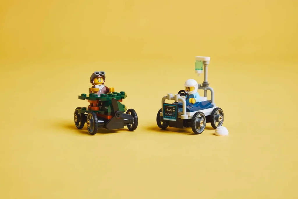 LEGO City 60459 Pretekársky balíček: Lietadlo vs. nemocničné lôžko