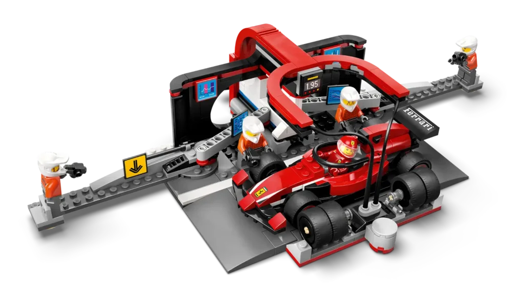 LEGO City 60443 Zastávka v F1 a Pit Crew s autom Ferrari