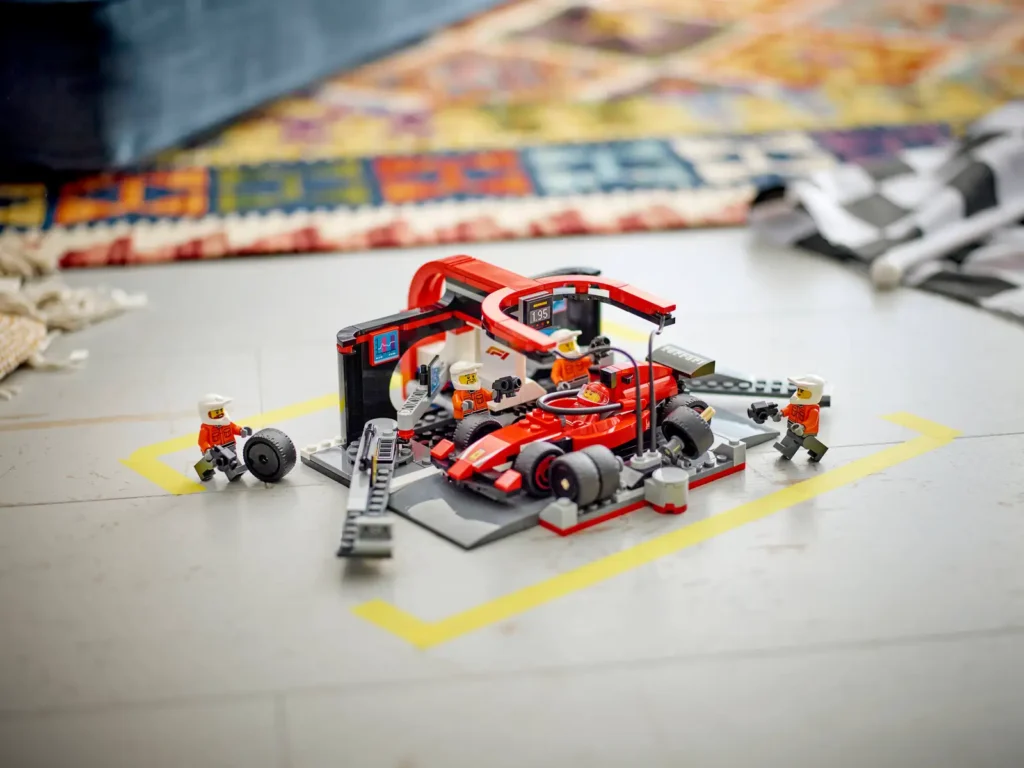 LEGO City 60443 Zastávka v F1 a Pit Crew s autom Ferrari
