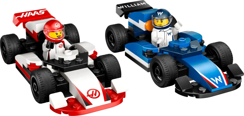 LEGO City 60464 Pretekárske autá F1 Williams Racing a HAAS F1