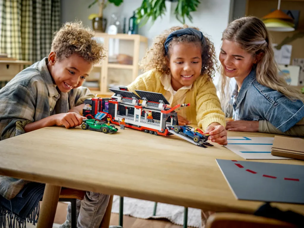 LEGO City 60445 Kamión F1 s autami RB20 a AMR24 F1