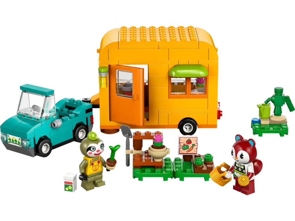 LEGO Animal Crossing 77054 Leif, karavan a záhradkársky obchod