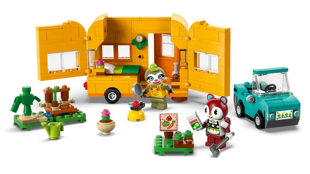 LEGO Animal Crossing 77054 Leif, karavan a záhradkársky obchod