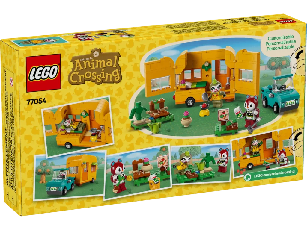 LEGO Animal Crossing 77054 Leif, karavan a záhradkársky obchod