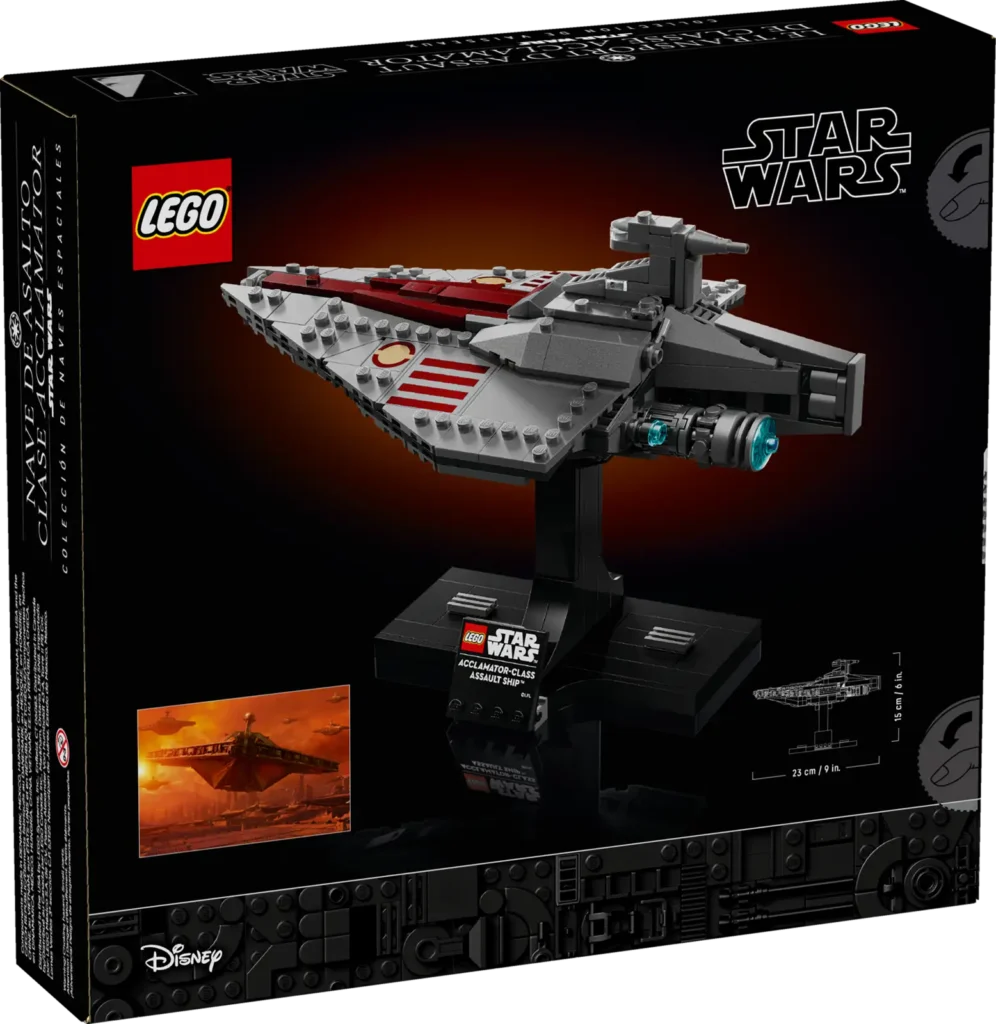 LEGO Star Wars 75404 Útočná loď triedy Acclamator