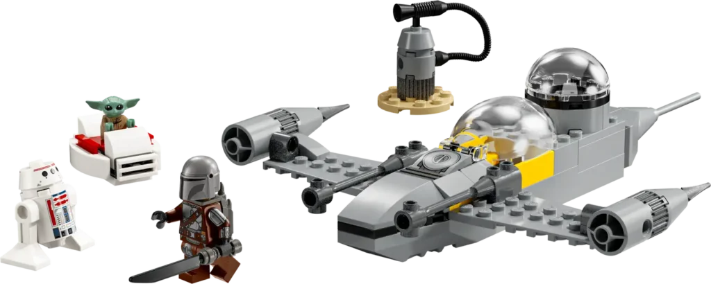 LEGO Star Wars 75410 Mando, Grogu a stíhačka N-1 Starfighter