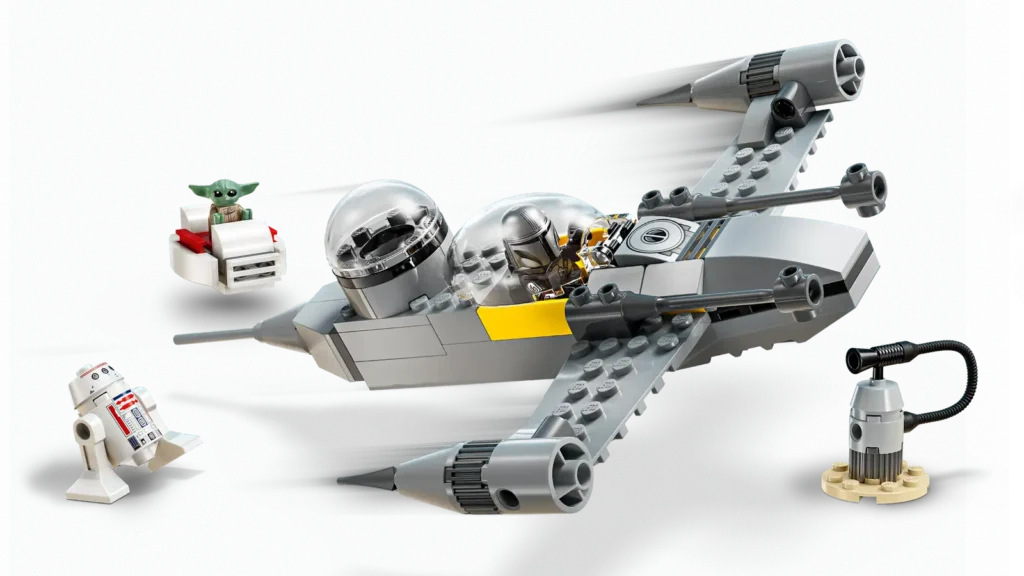 LEGO Star Wars 75410 Mando, Grogu a stíhačka N-1 Starfighter