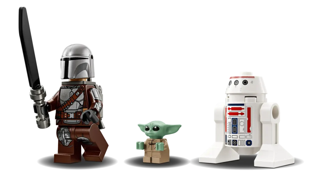 LEGO Star Wars 75410 Mando, Grogu a stíhačka N-1 Starfighter