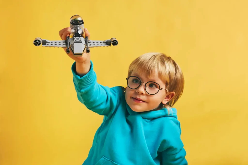 LEGO Star Wars 75410 Mando, Grogu a stíhačka N-1 Starfighter