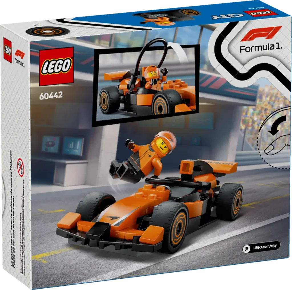 LEGO City 60442 Jazdec F1 s pretekárskym autom McLaren