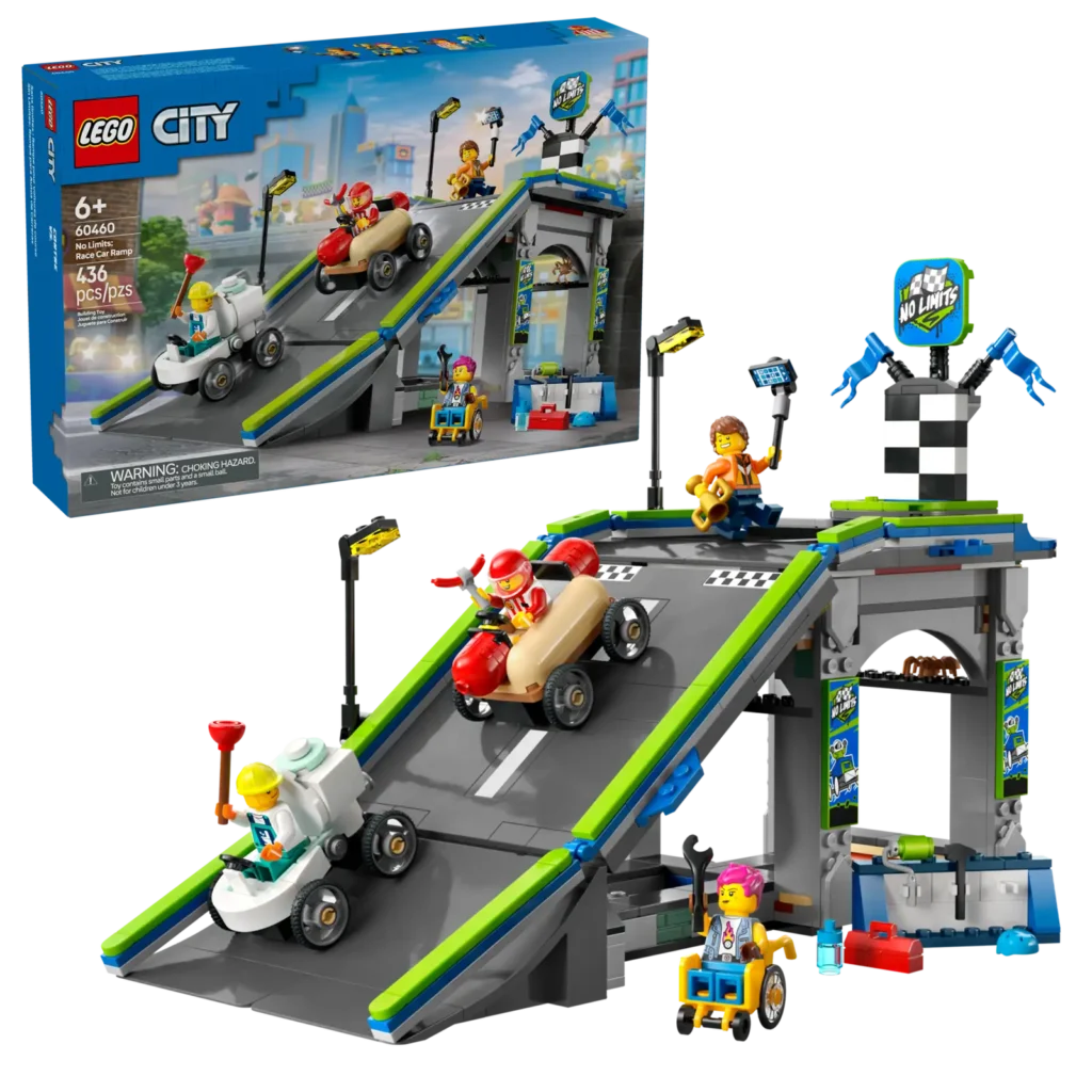 LEGO City 60460 Tvoje pravidlá: Pretekárska dráha s rampami