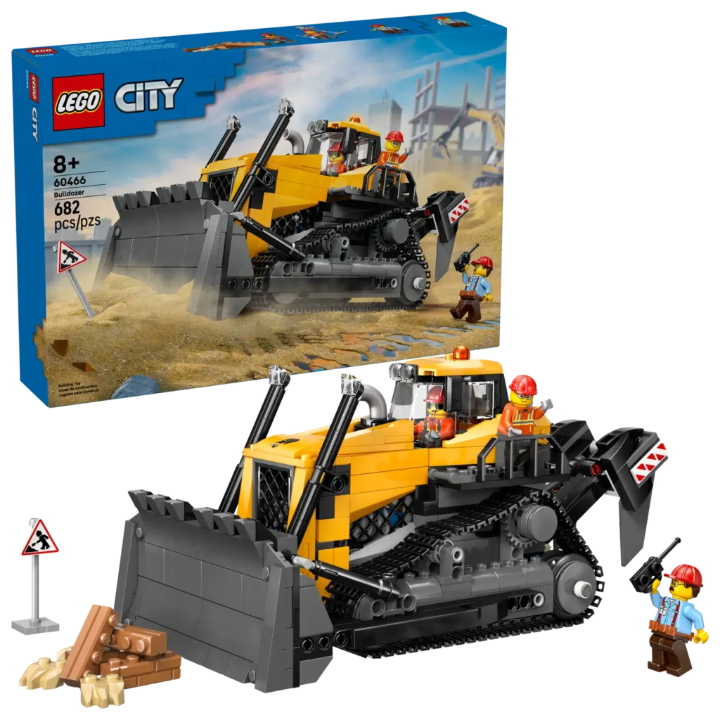 LEGO City 60466 Žltý buldozér