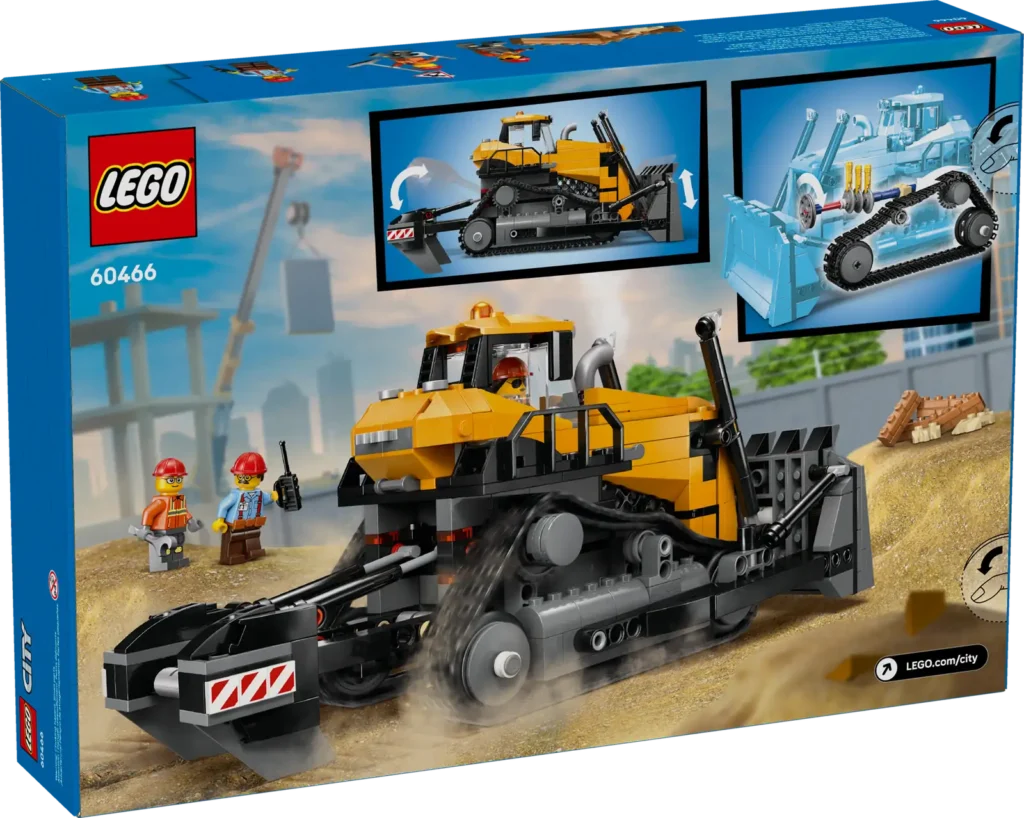LEGO City 60466 Žltý buldozér