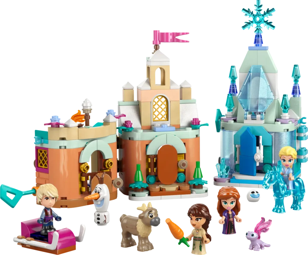 LEGO® Disney 43278 Miniatúrny hrad Arendelle a Elsa a jej ľadový palác