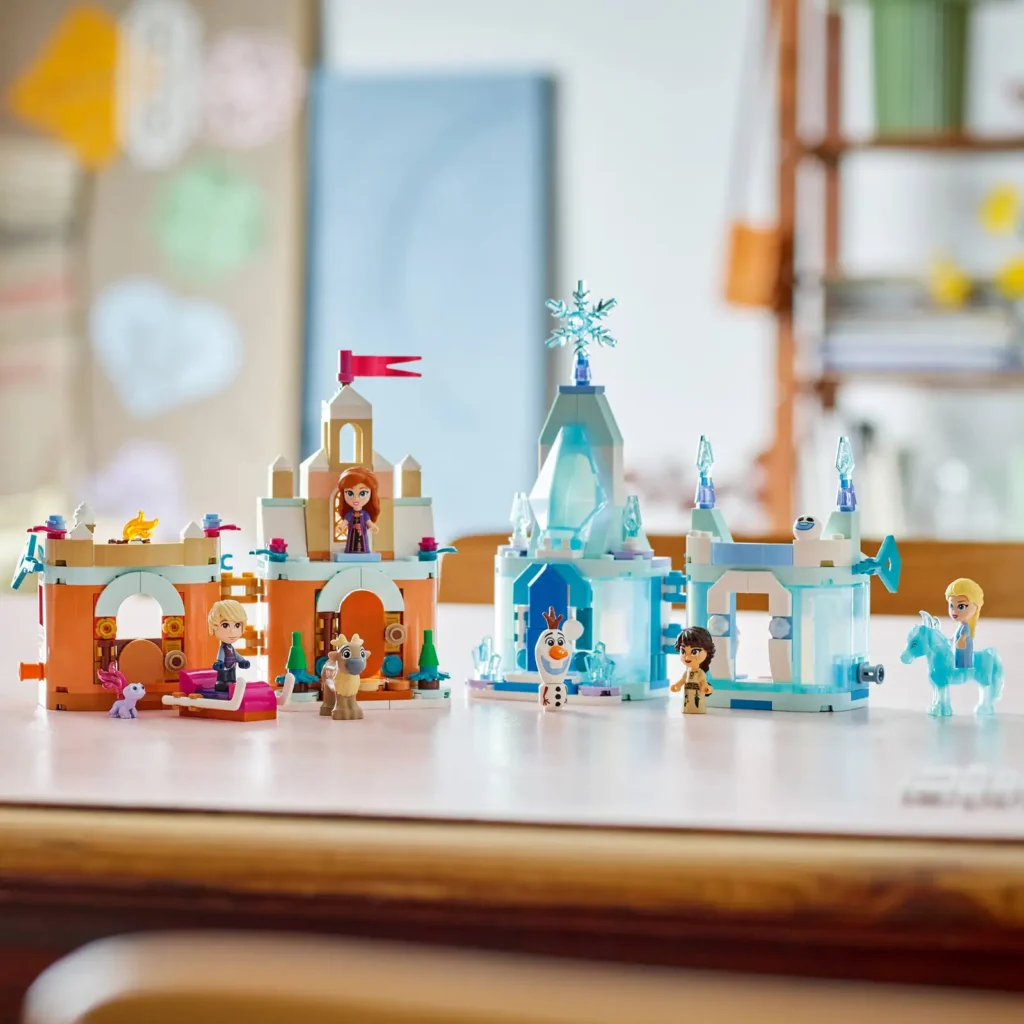 LEGO® Disney 43278 Miniatúrny hrad Arendelle a Elsa a jej ľadový palác
