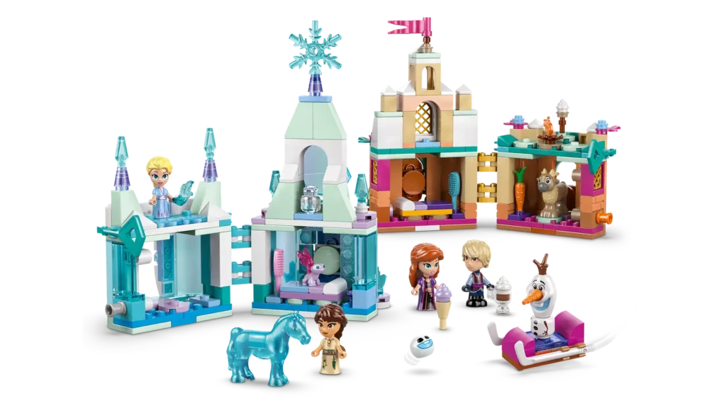 LEGO® Disney 43278 Miniatúrny hrad Arendelle a Elsa a jej ľadový palác