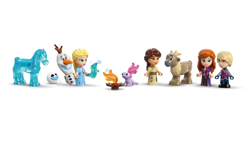 LEGO® Disney 43278 Miniatúrny hrad Arendelle a Elsa a jej ľadový palác