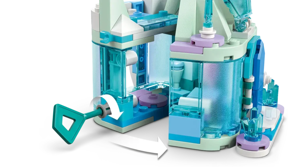 LEGO® Disney 43278 Miniatúrny hrad Arendelle a Elsa a jej ľadový palác