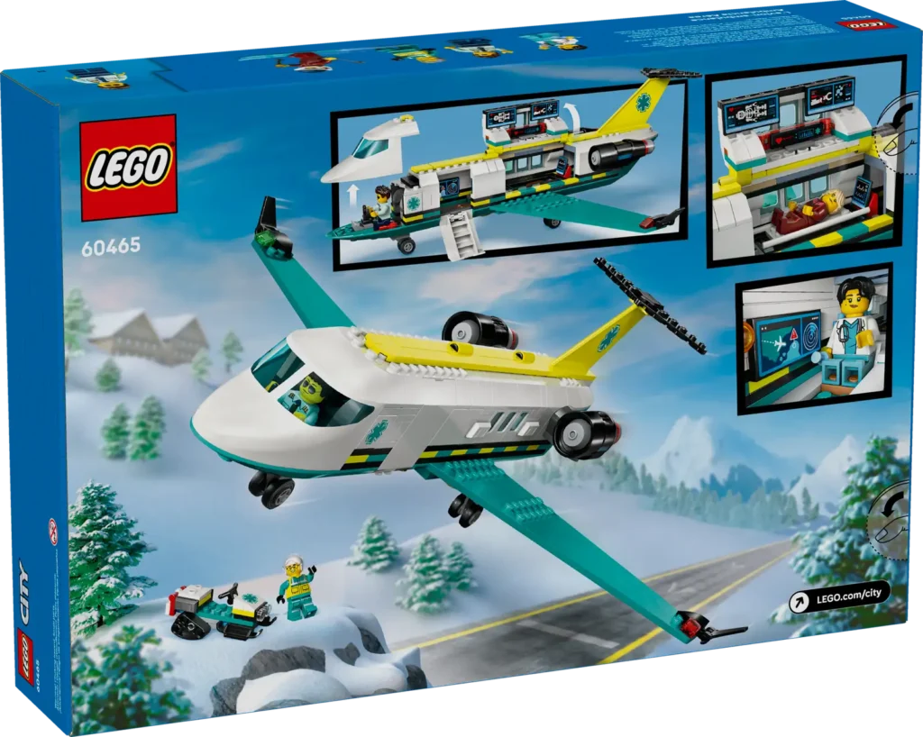 LEGO City 60465 Lietadlo záchranárskej služby