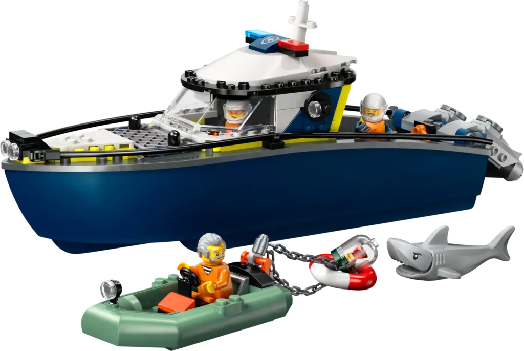 LEGO City 60456 Naháňačka v policajnej lodi