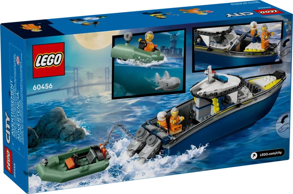 LEGO City 60456 Naháňačka v policajnej lodi