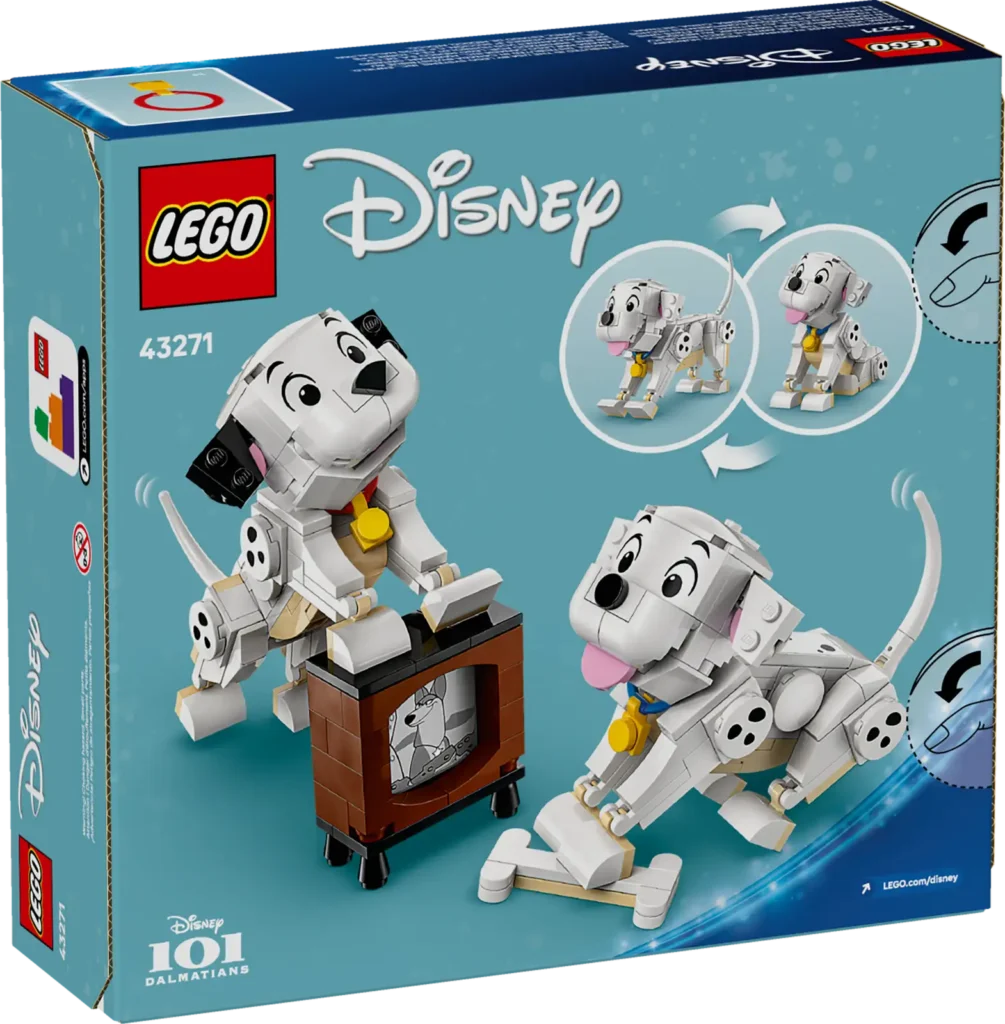 LEGO® Disney 43271 Šteniatka Lucky a Penny z filmu 101 dalmatíncov