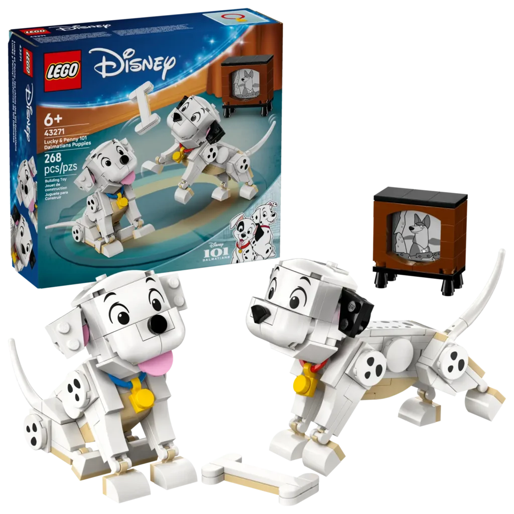 LEGO® Disney 43271 Šteniatka Lucky a Penny z filmu 101 dalmatíncov