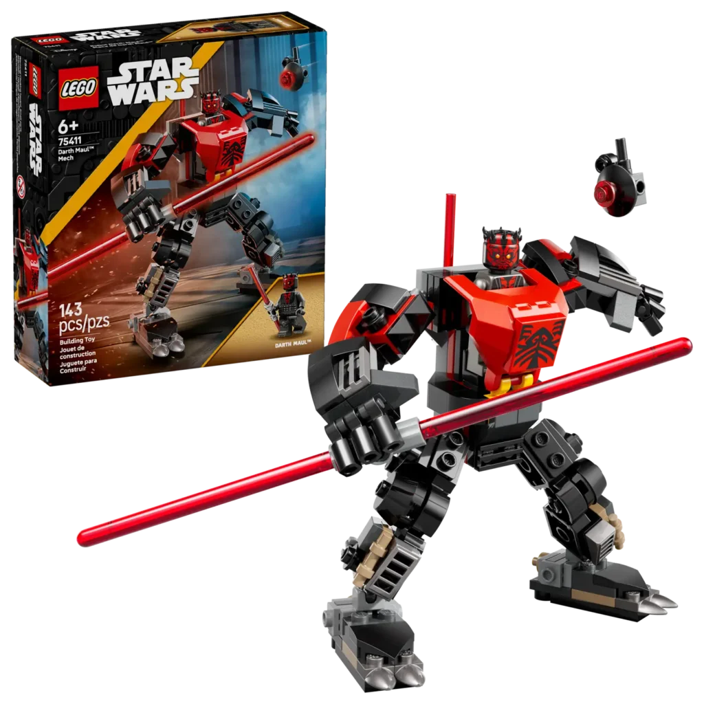 LEGO Star Wars 75411 Darth Maul a jeho robotický oblek
