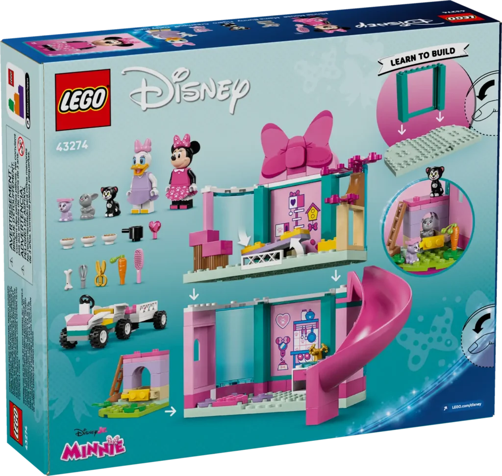 LEGO® Disney 43274 Minnie a hotel pre domácich miláčikov