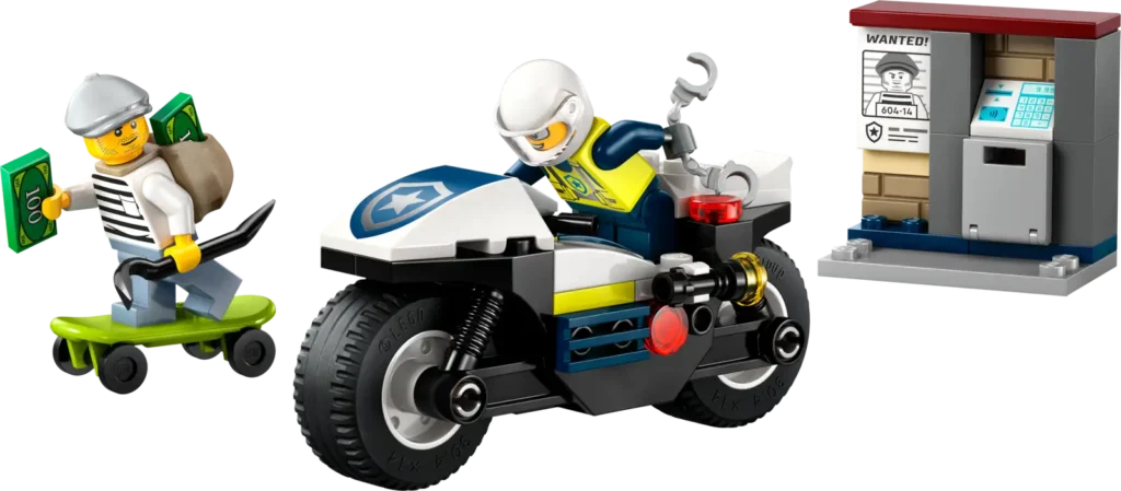 LEGO City 60455 Naháňačka na policajnej motorke